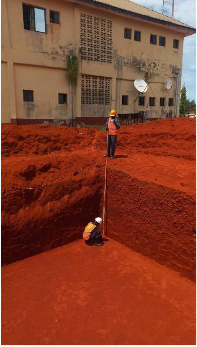 FERACH foundation excavation in progress